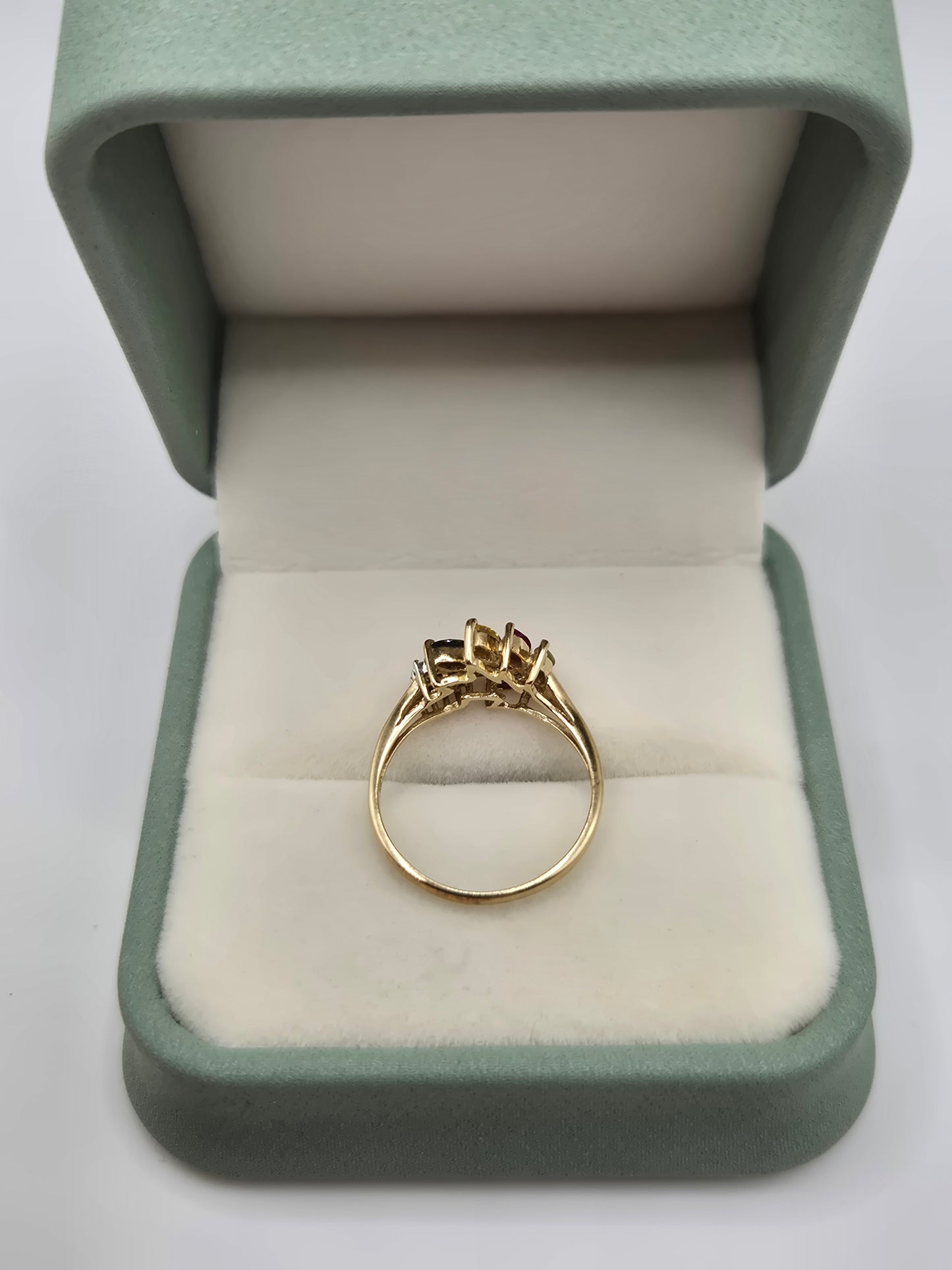 9ct gold multigen and diamond ring