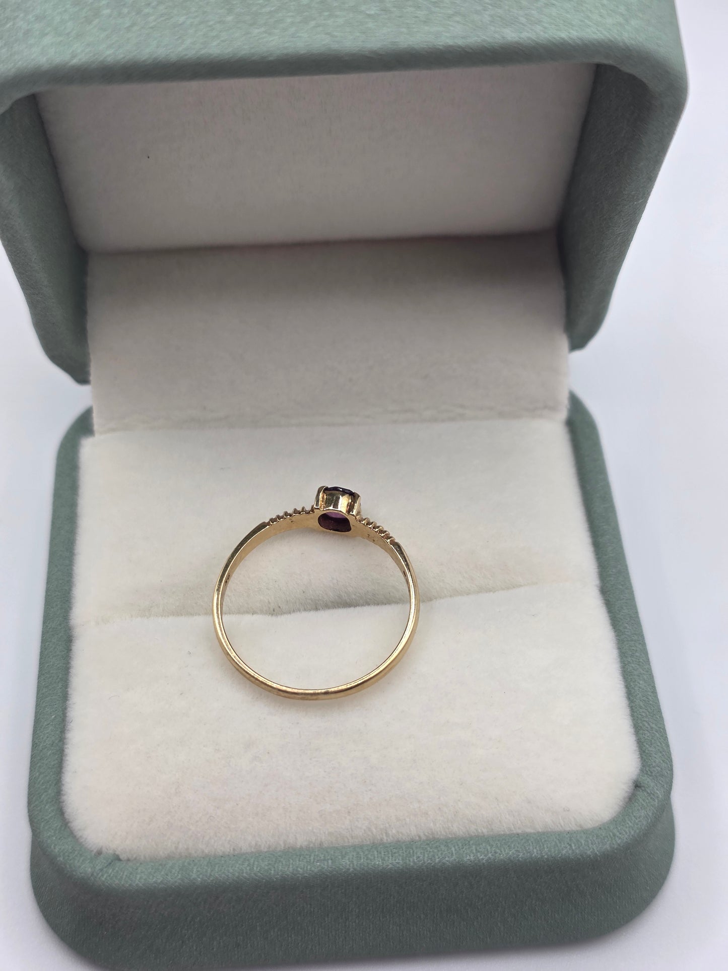 9ct gold tourmaline ring