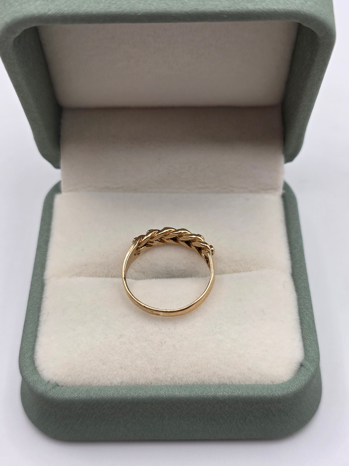 9ct gold keeper ring