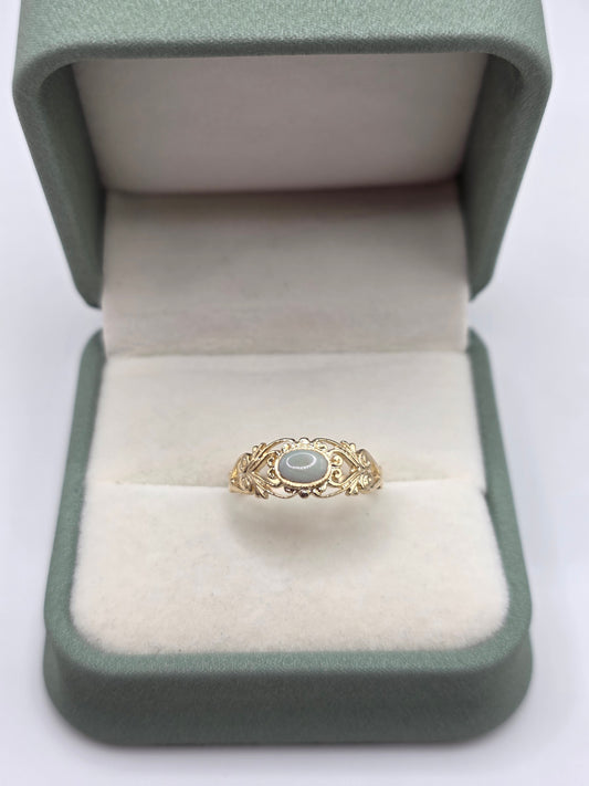 9ct gold opal ring