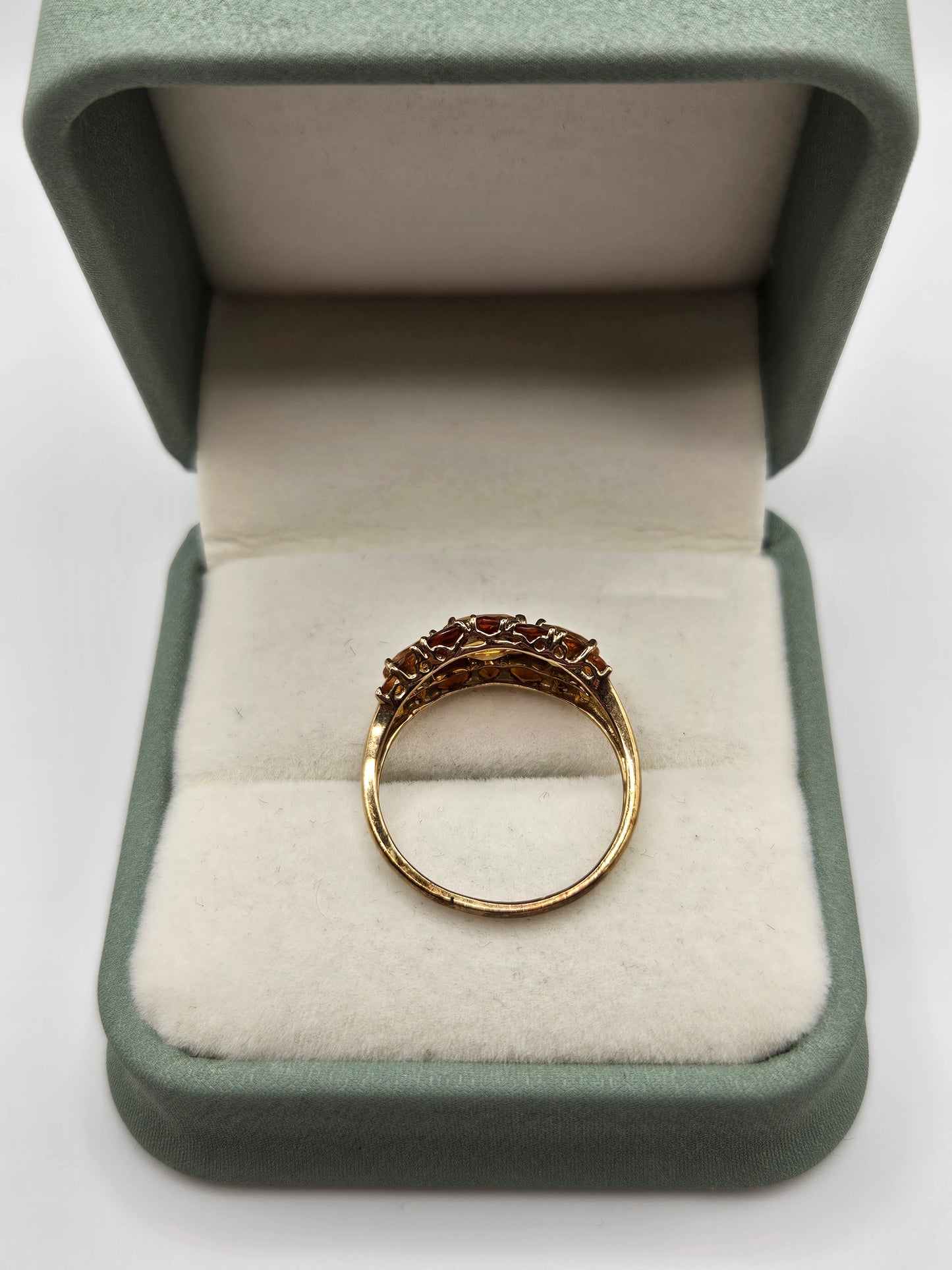 9ct gold citrine ring