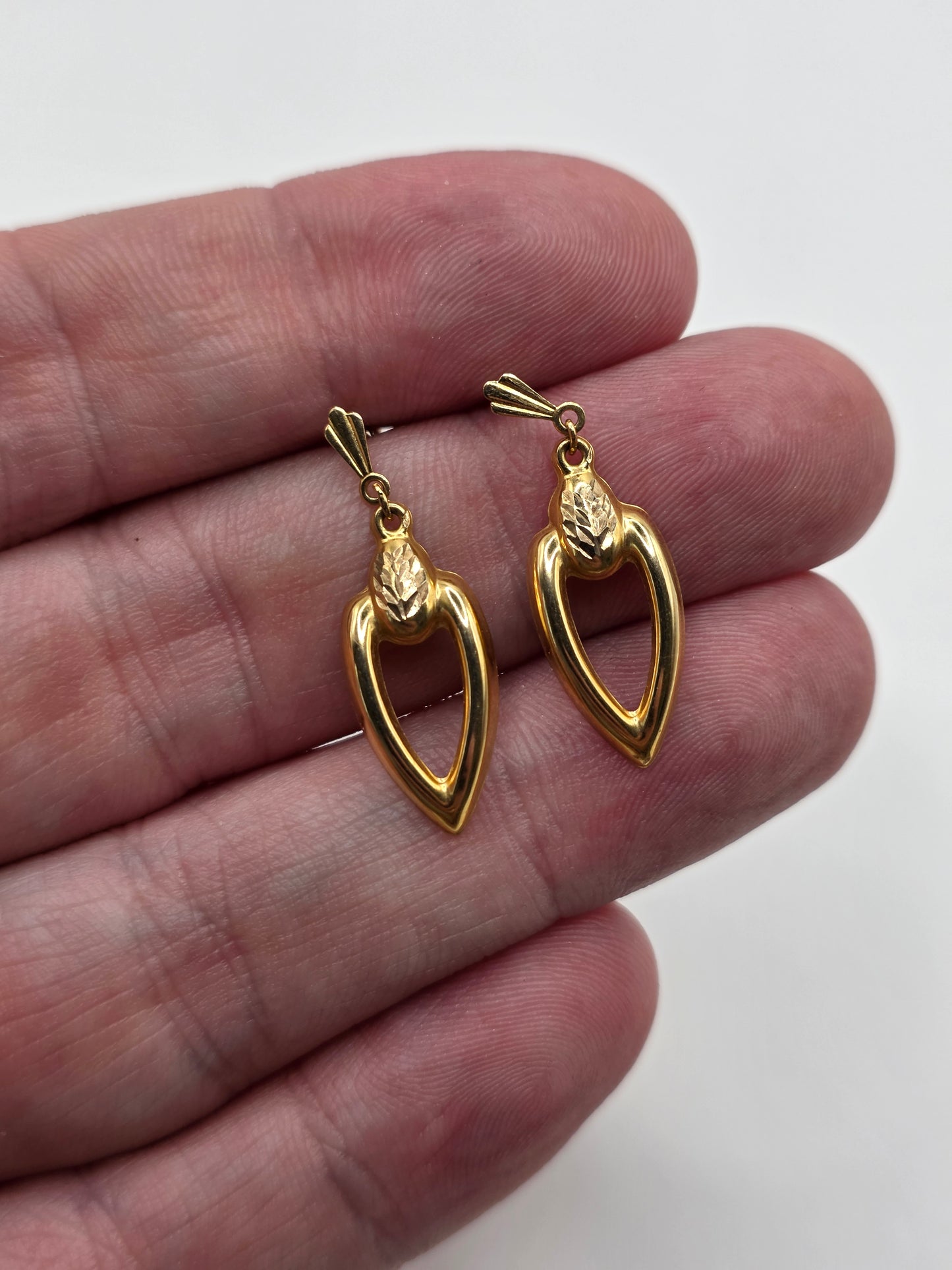 9ct gold earrings