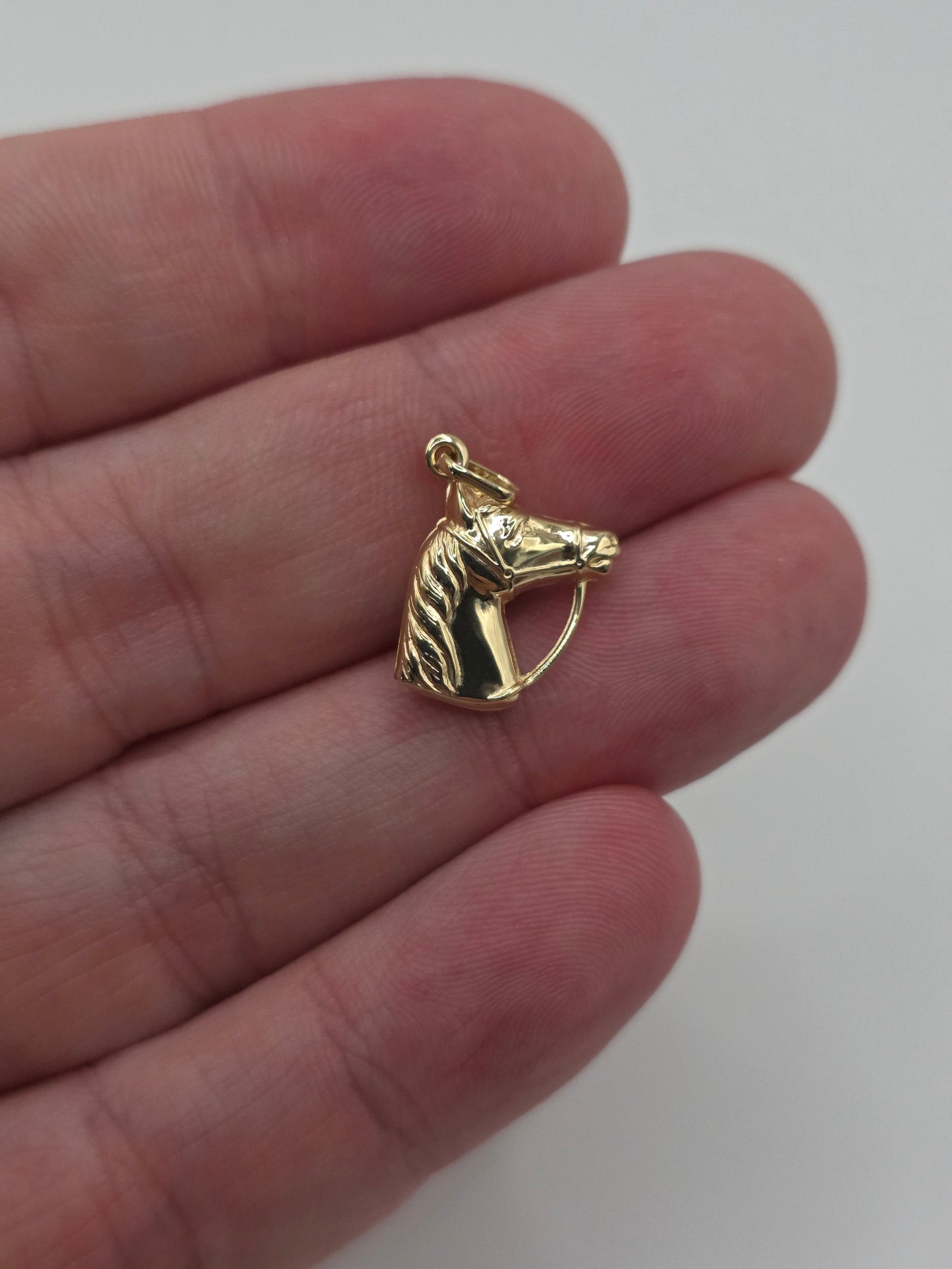 9ct gold horse charm
