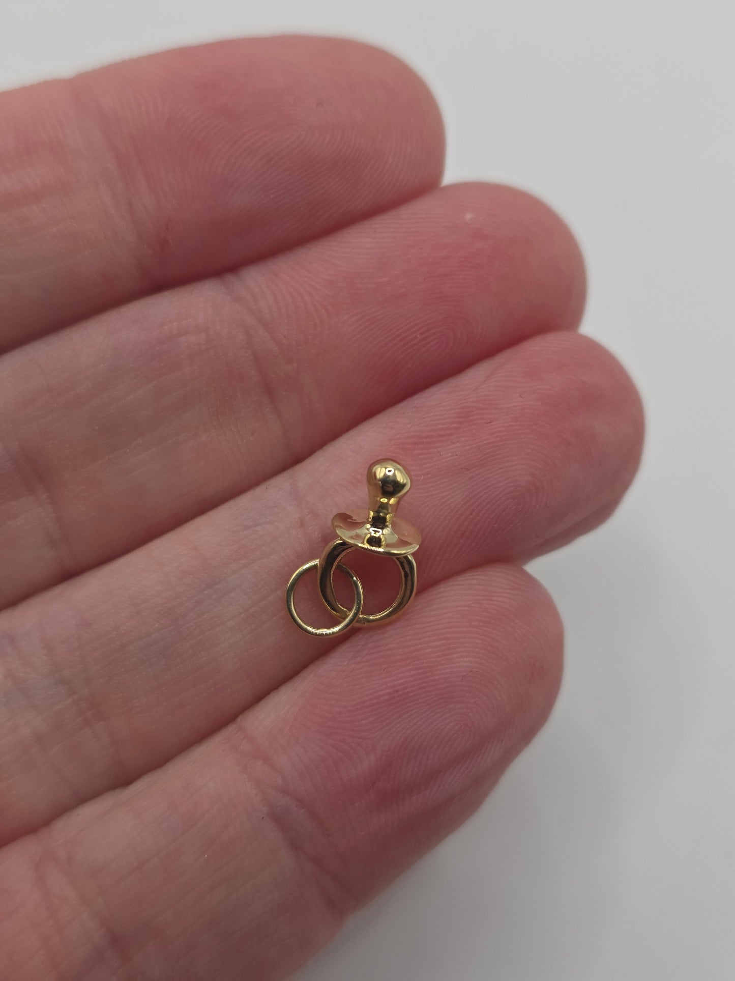 9ct gold dummy charm