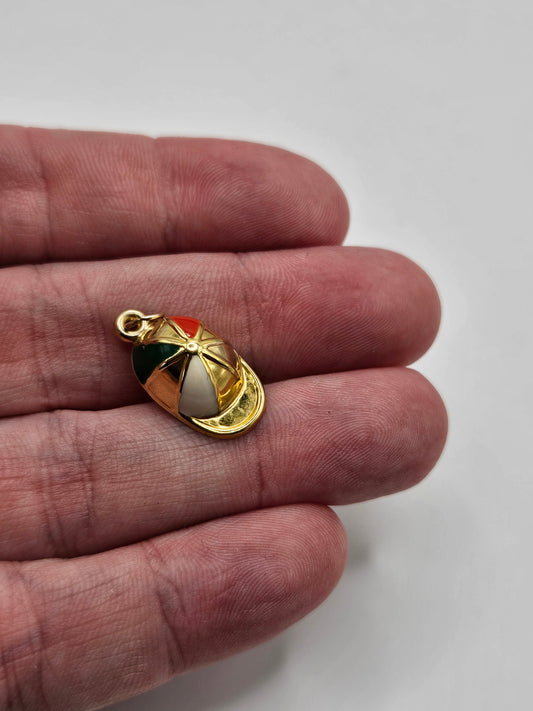 9ct gold jockey hat charm