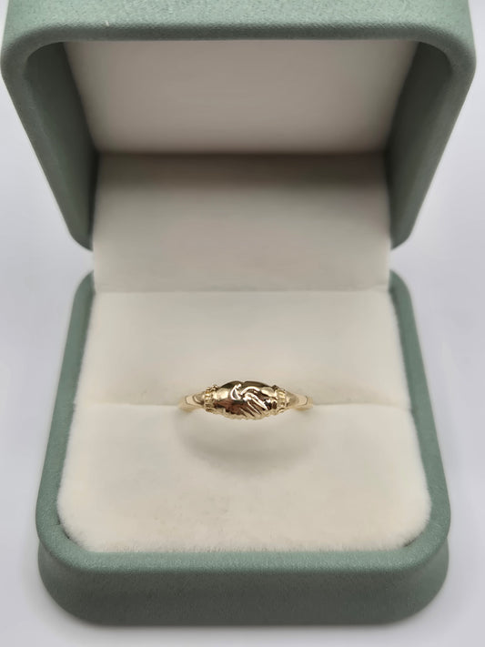 9ct gold fede ring