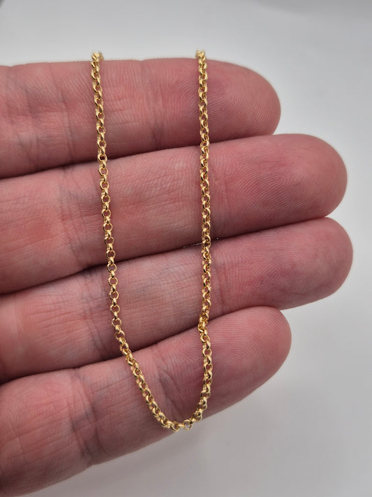 14ct gold belcher chain (15)