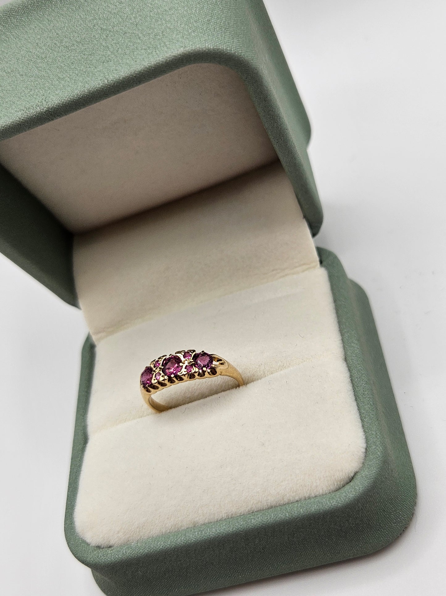 9ct gold ruby ring