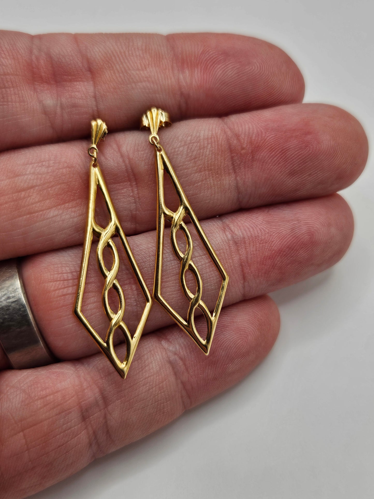 9ct gold earrings