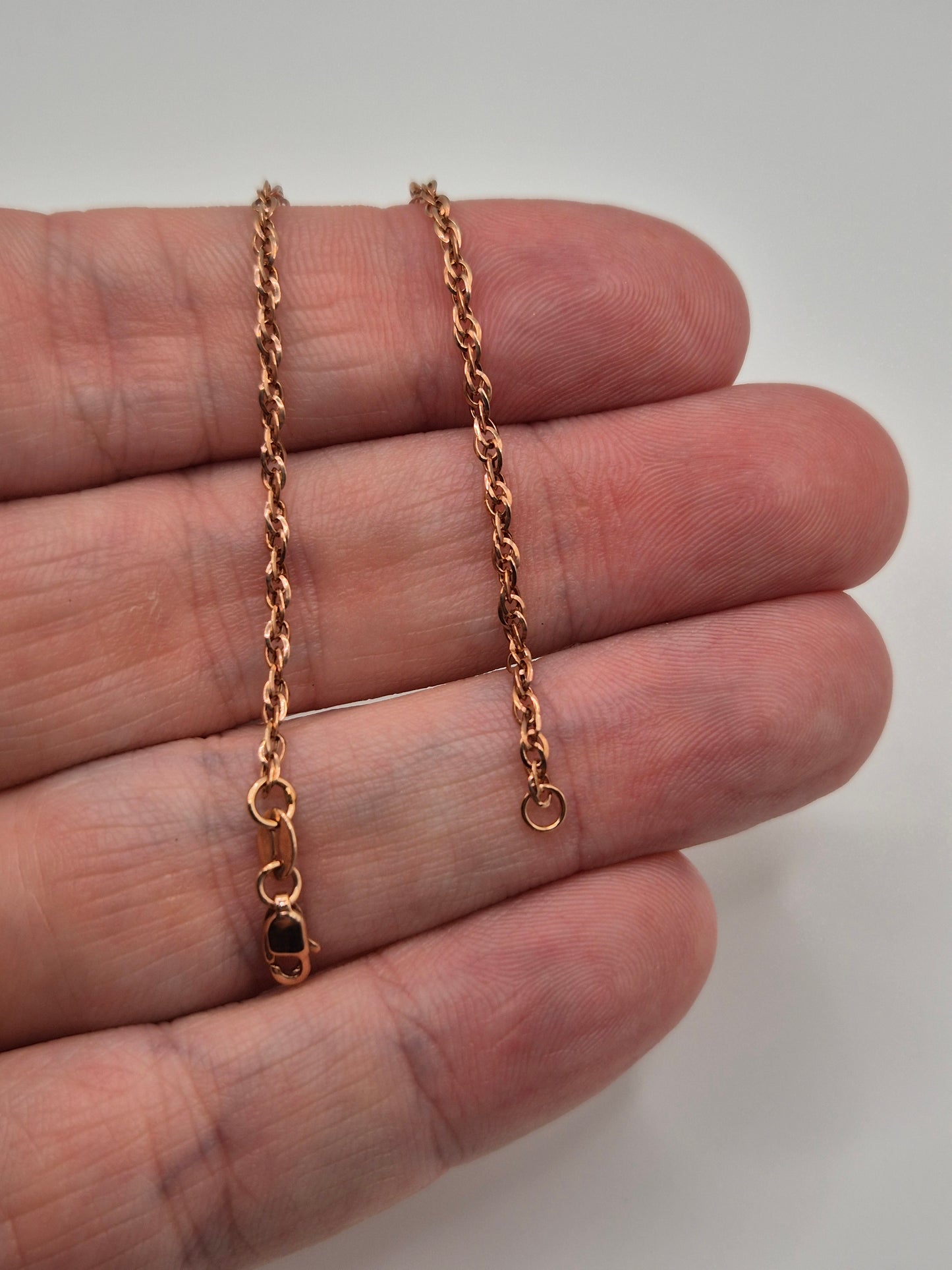9ct rose gold bracelet