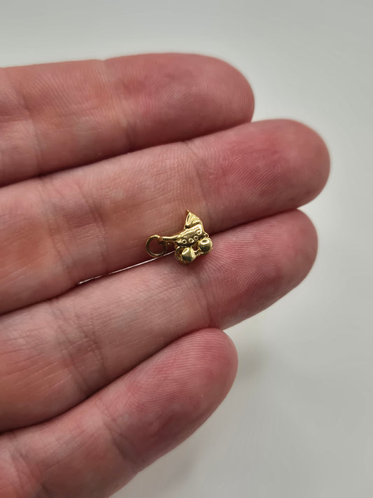9ct gold pram charm