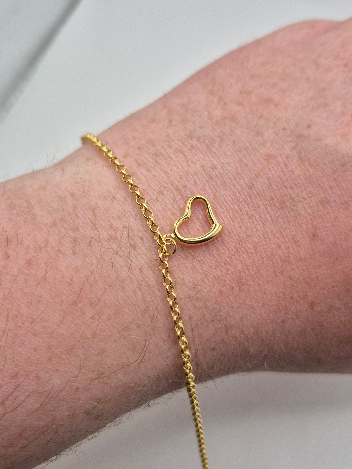9ct gold charm bracelet