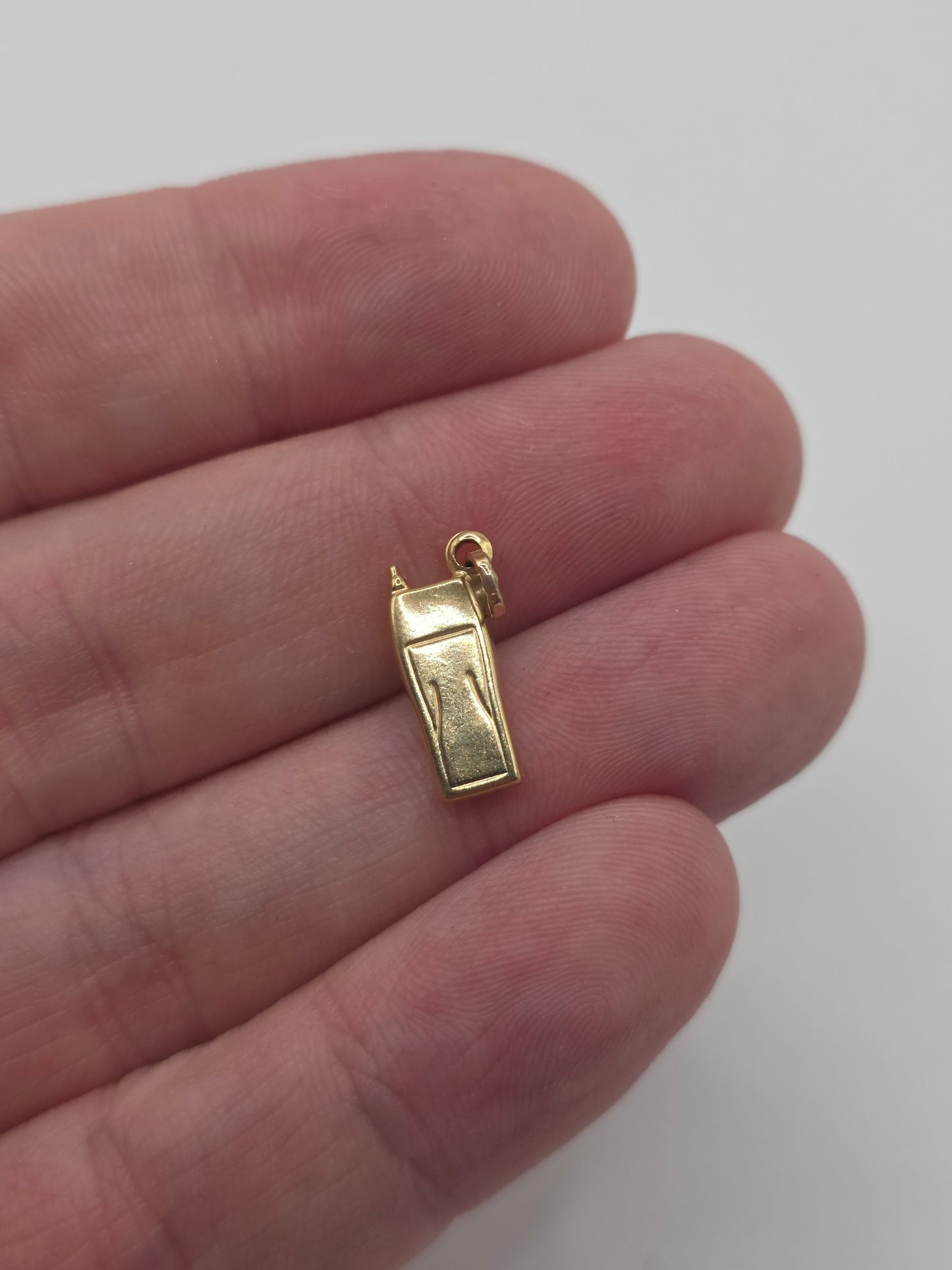 9ct gold phone charm