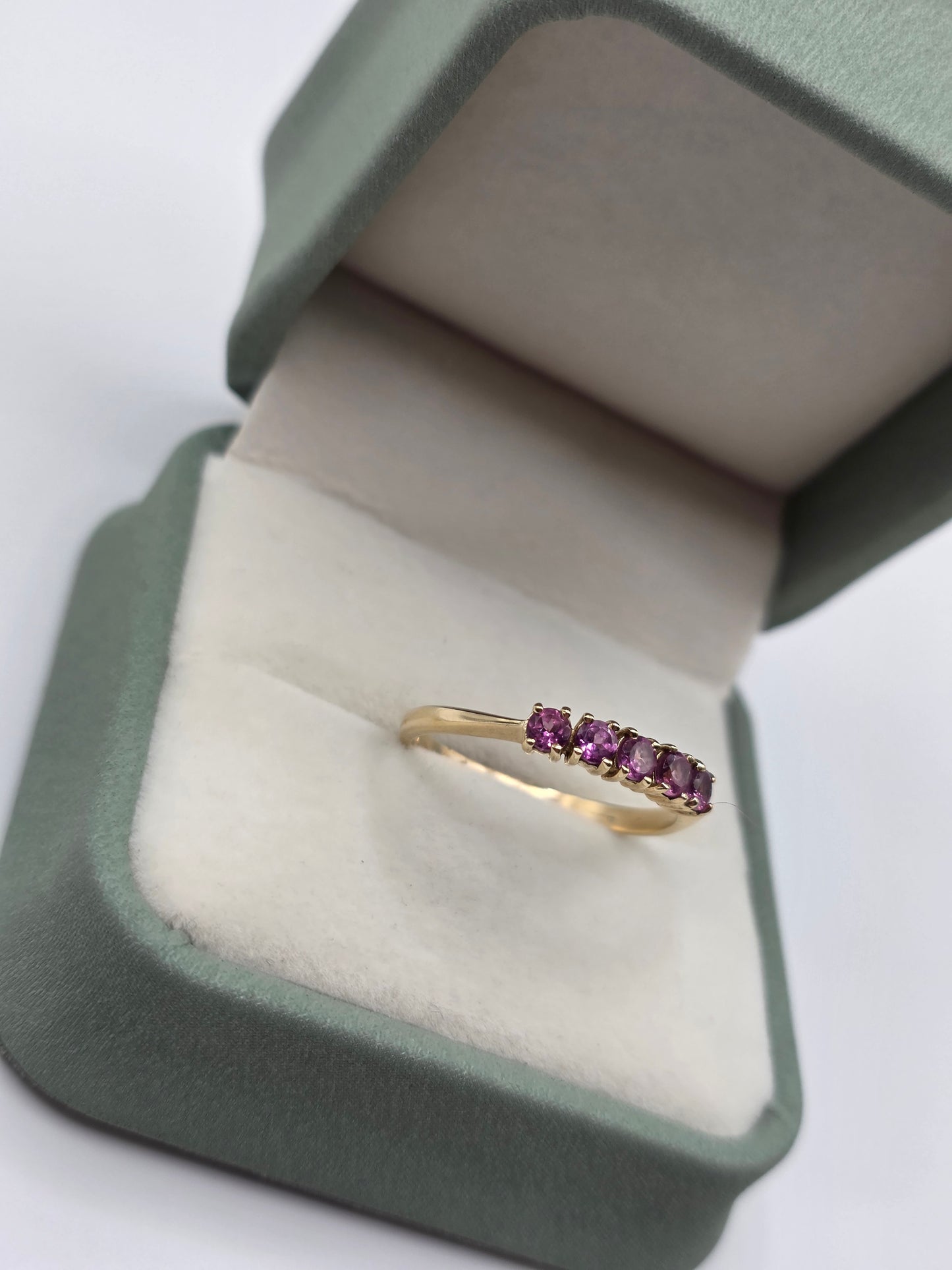 9ct gold tourmaline ring