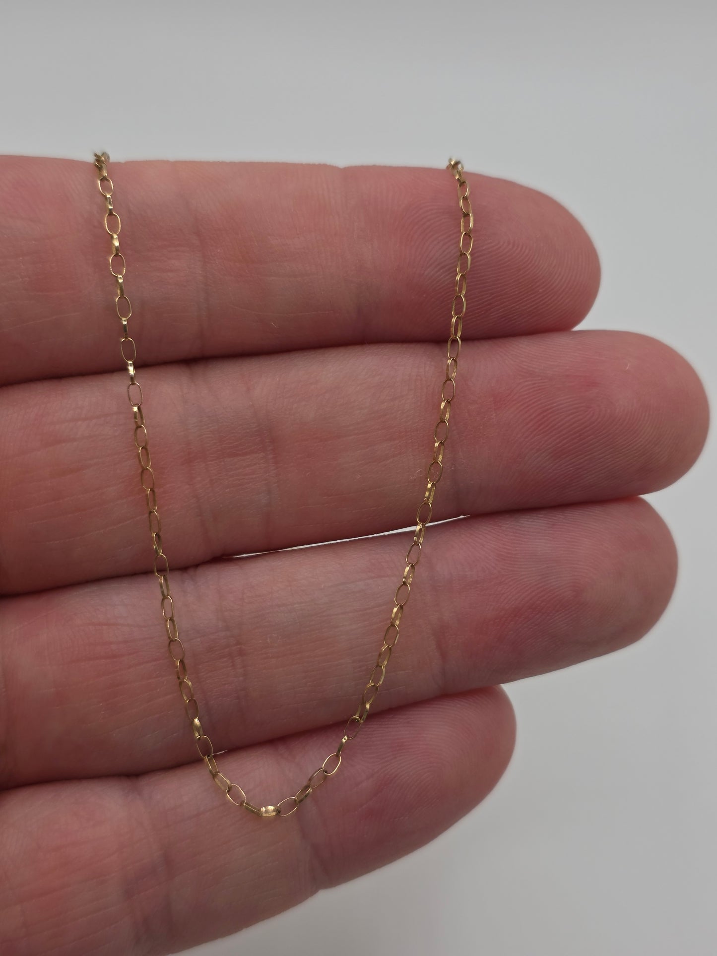 9ct gold belcher chain (45)