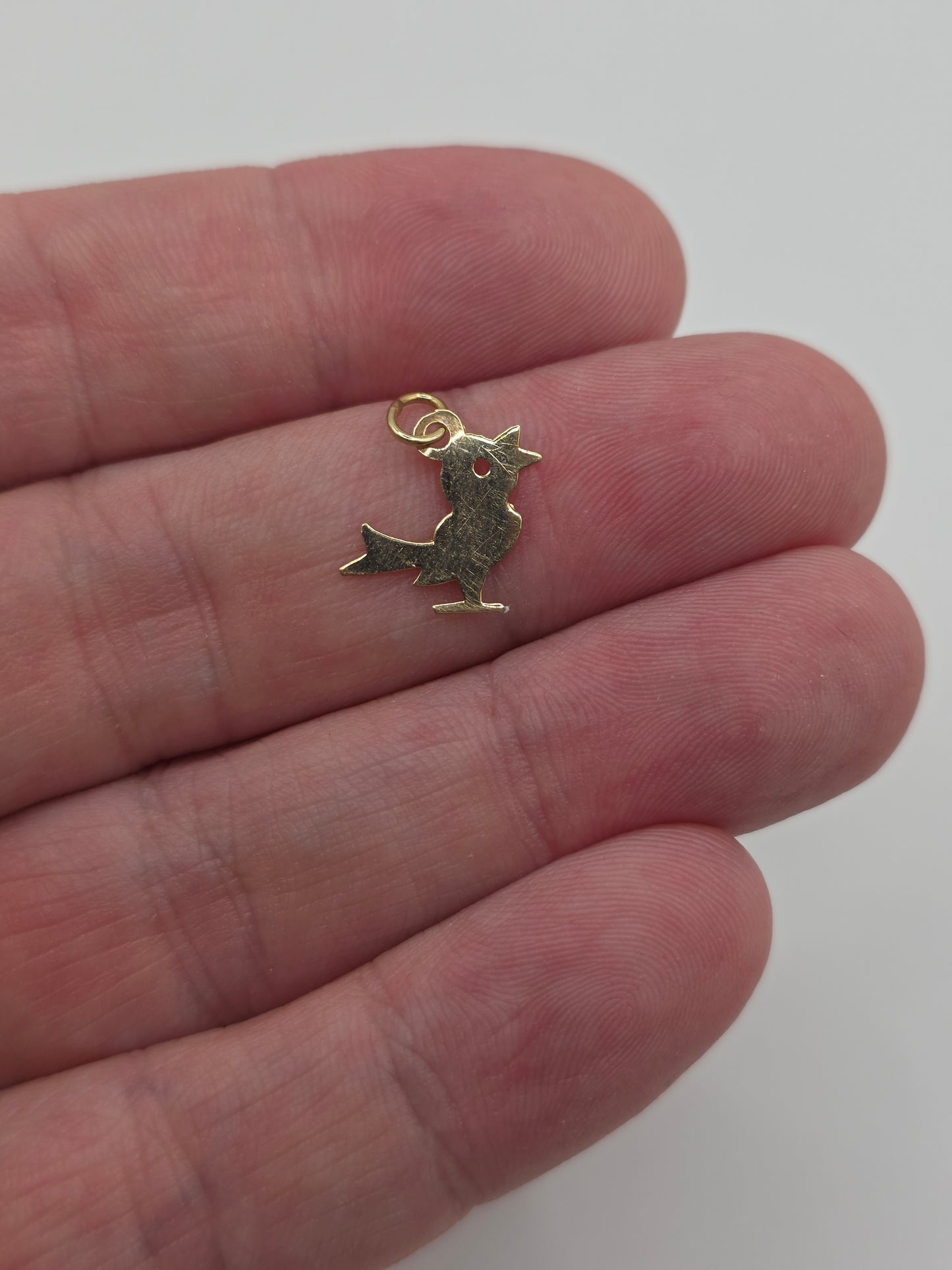 14ct gold bird charm