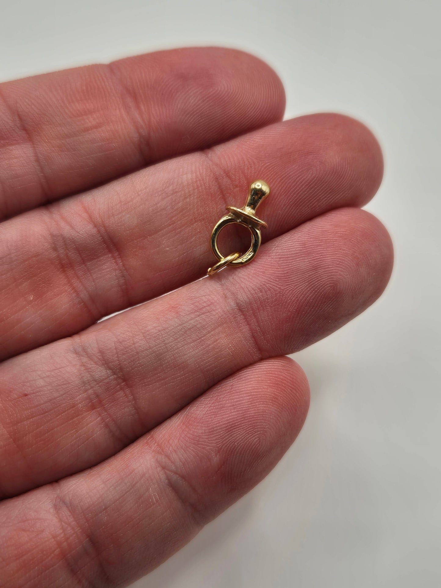9ct gold dummy charm