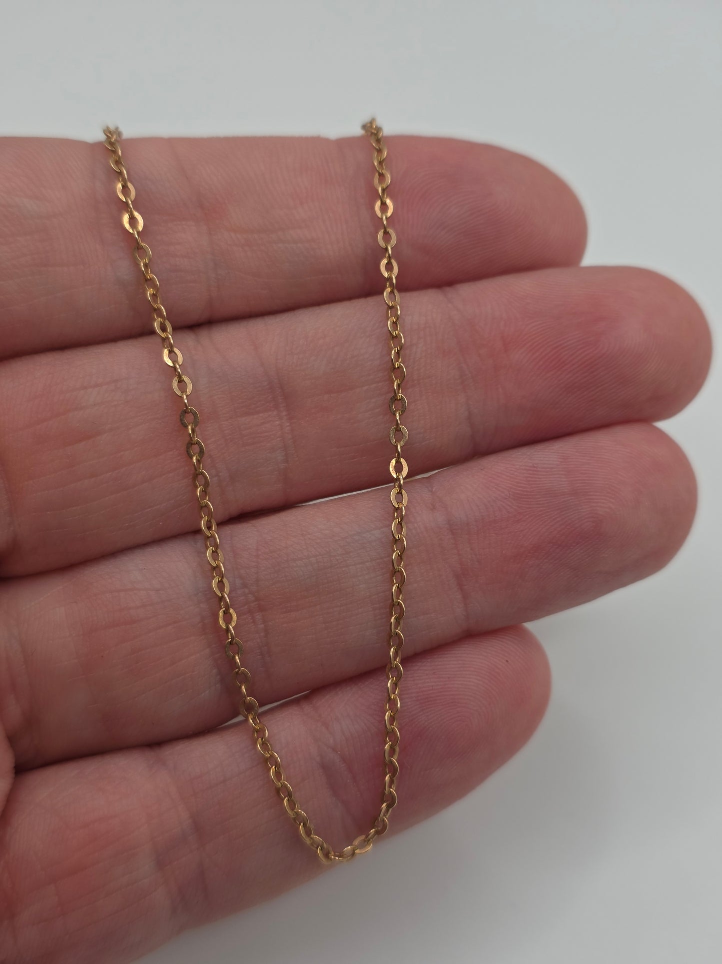 Edwardian 9ct gold chain (82)