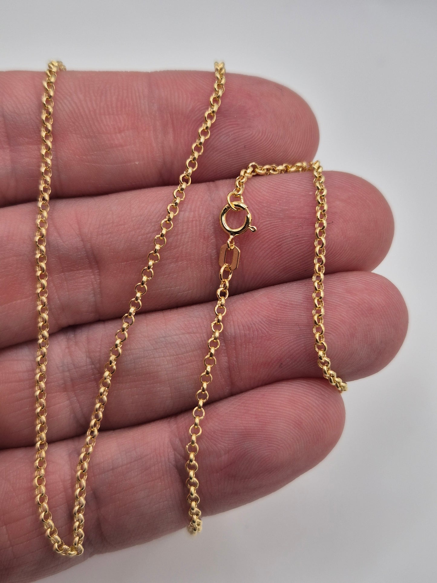 14ct gold belcher chain (15)