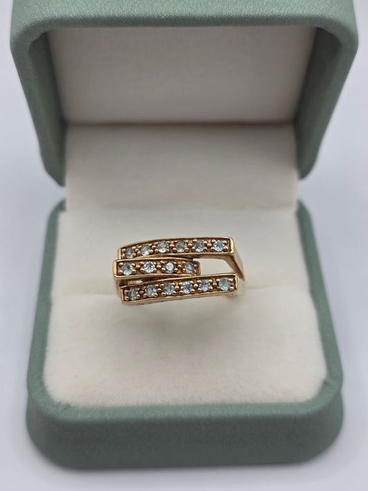 9ct gold alexandrite ring
