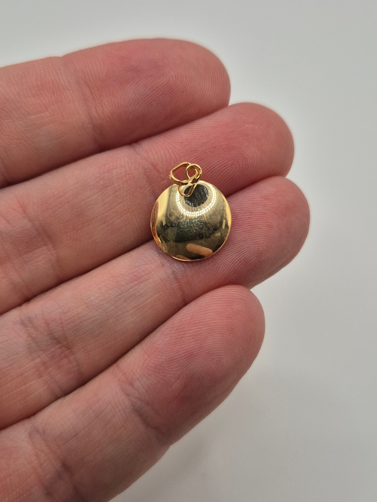 9ct gold evil eye charm
