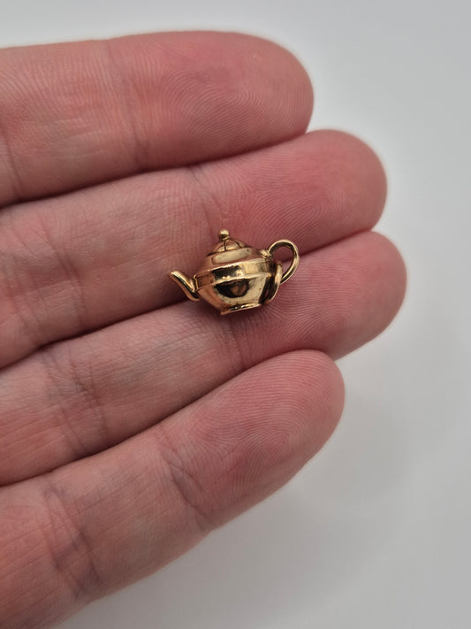 9ct gold tea pot charm