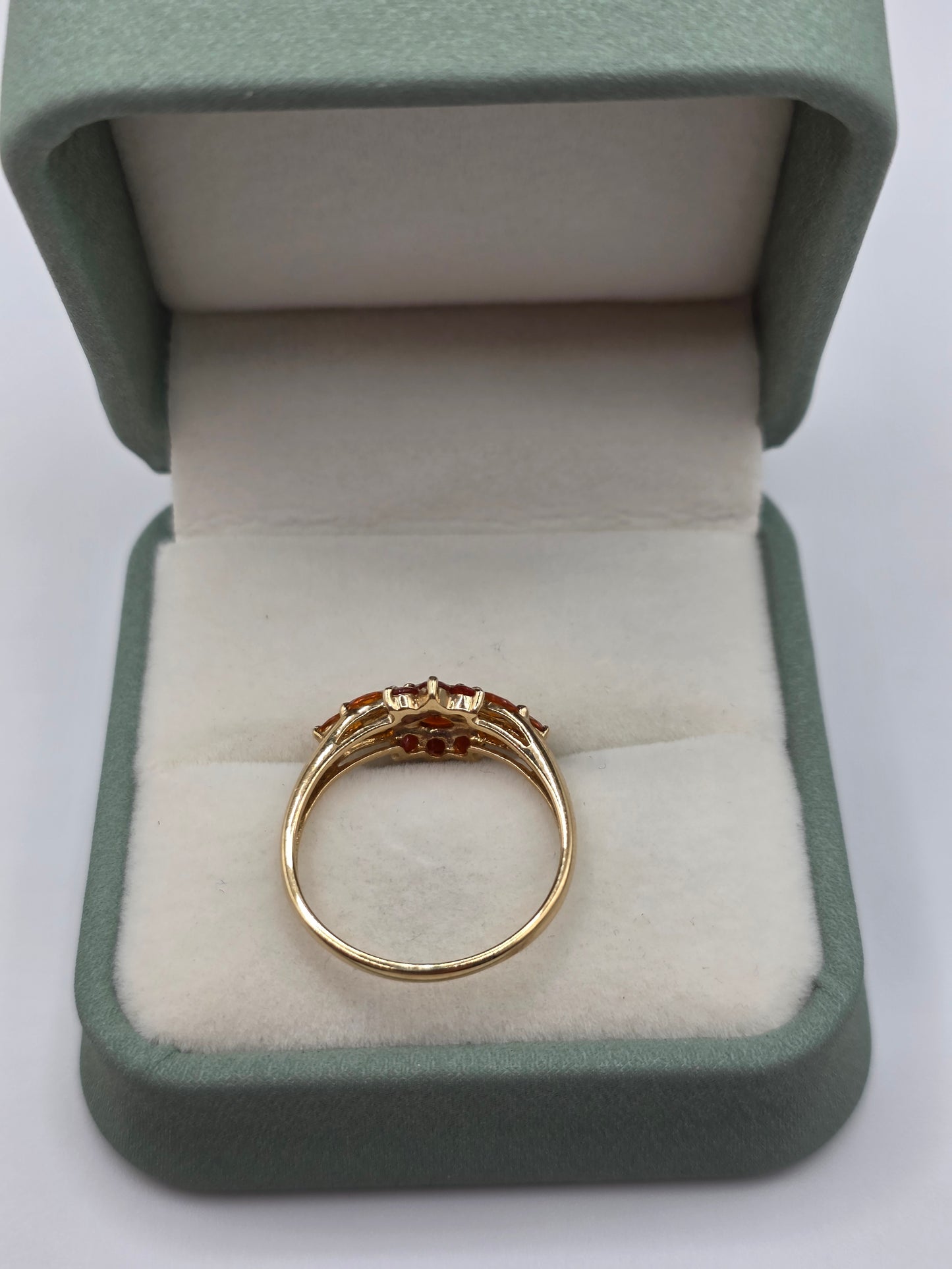 9ct gold citrine ring