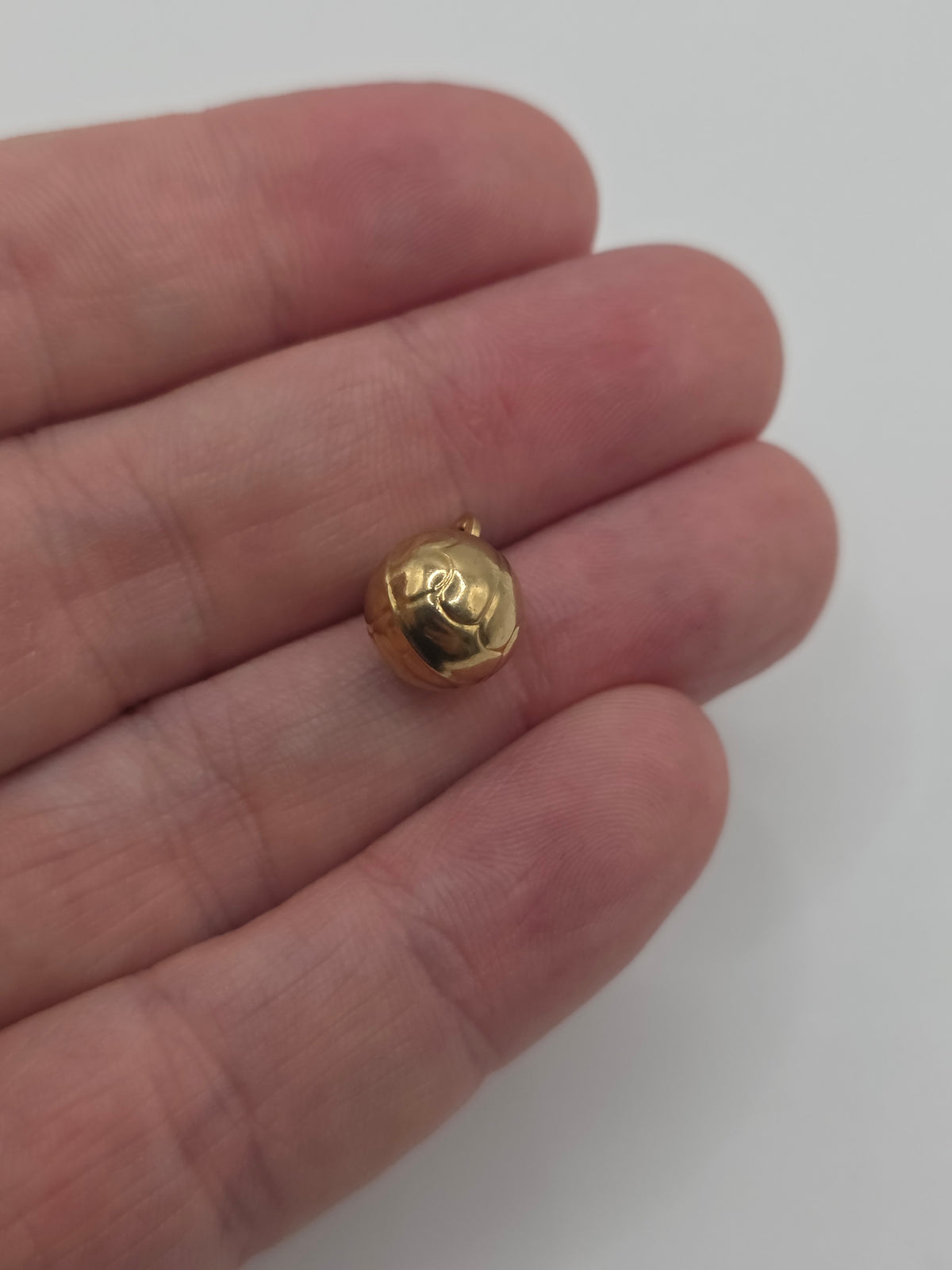 9ct gold football charm