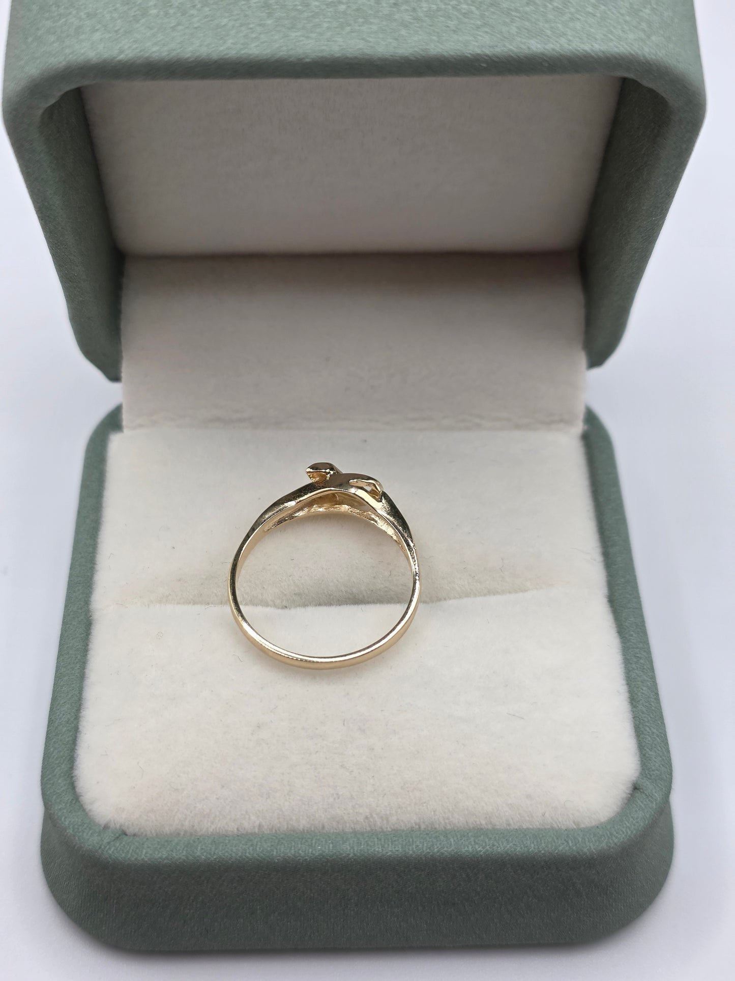 9ct gold snake ring