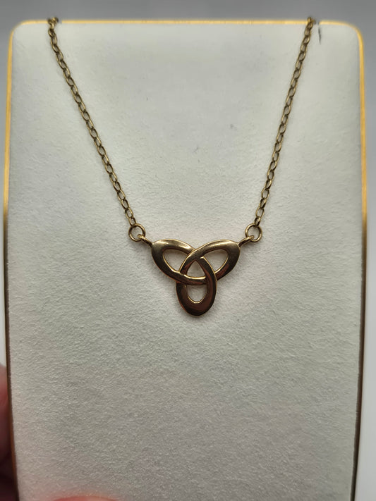 9ct gold celtic necklace