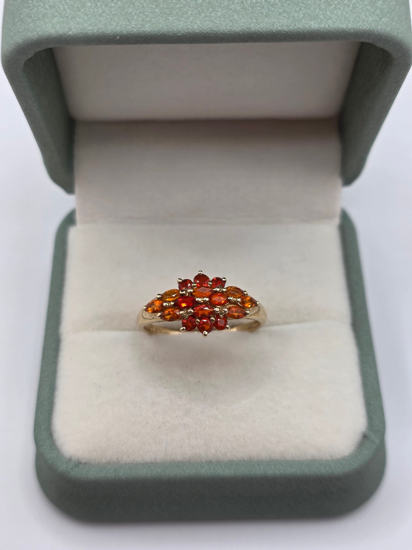 9ct gold citrine ring