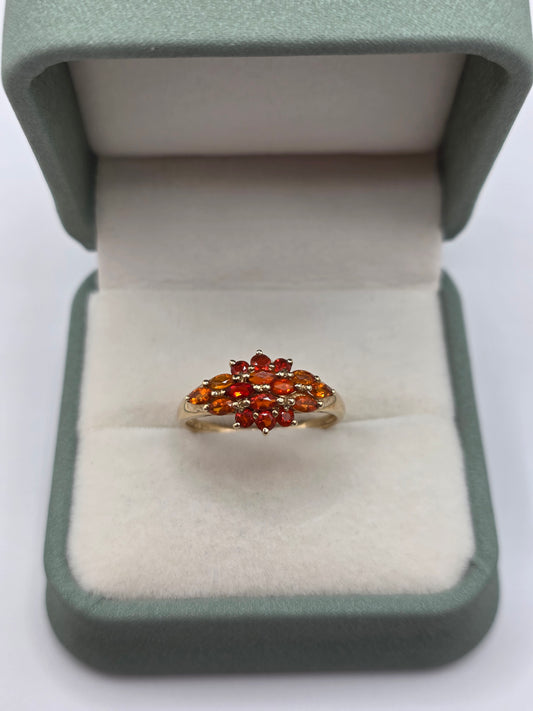 9ct gold citrine ring