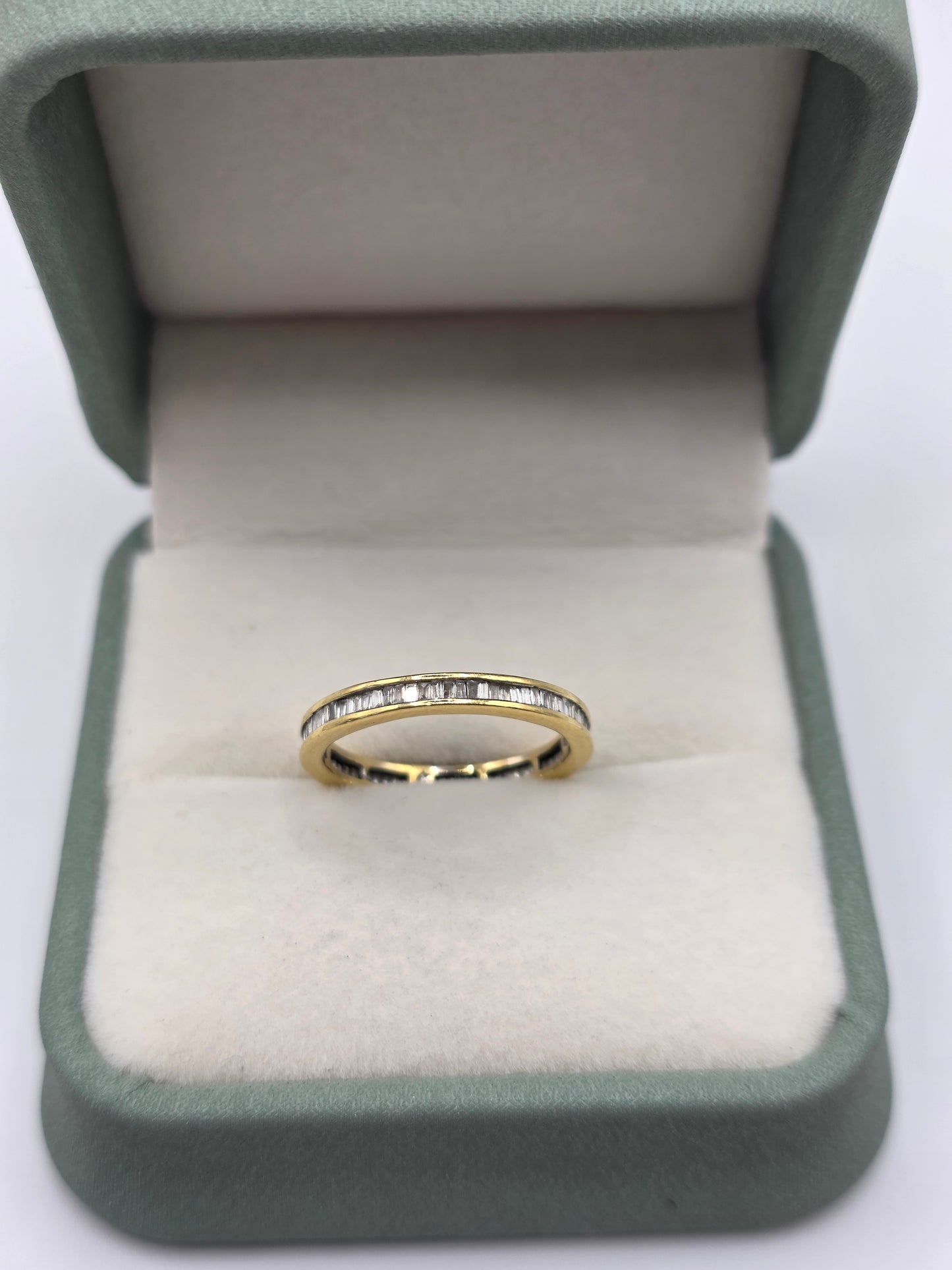 18ct gold diamond eternity ring