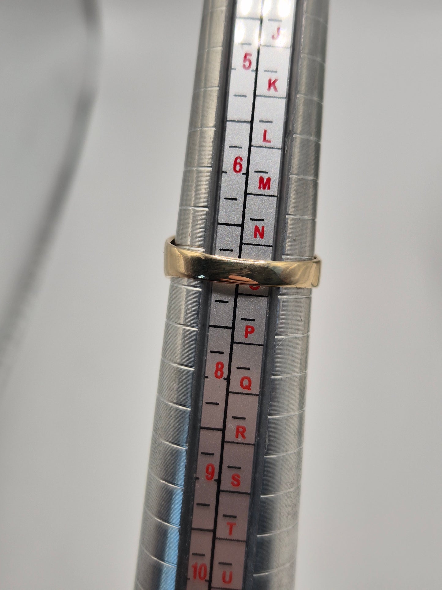 9ct gold sapphire half eternity ring