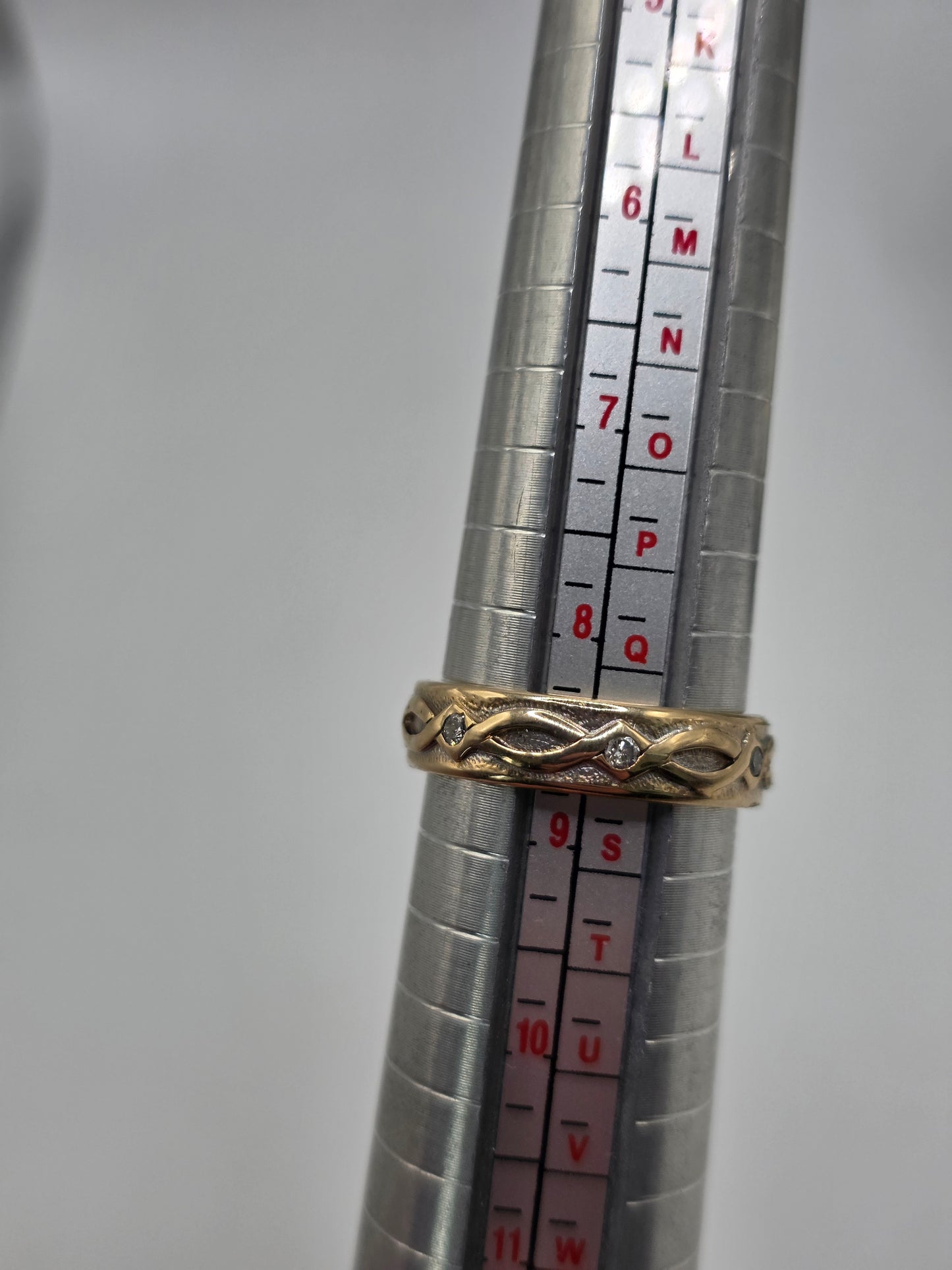 9ct gold diamond eternity ring