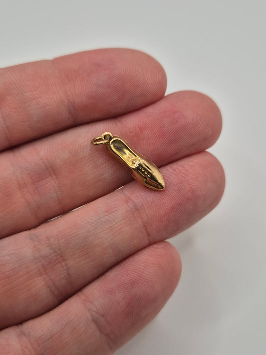 9ct gold shoe charm