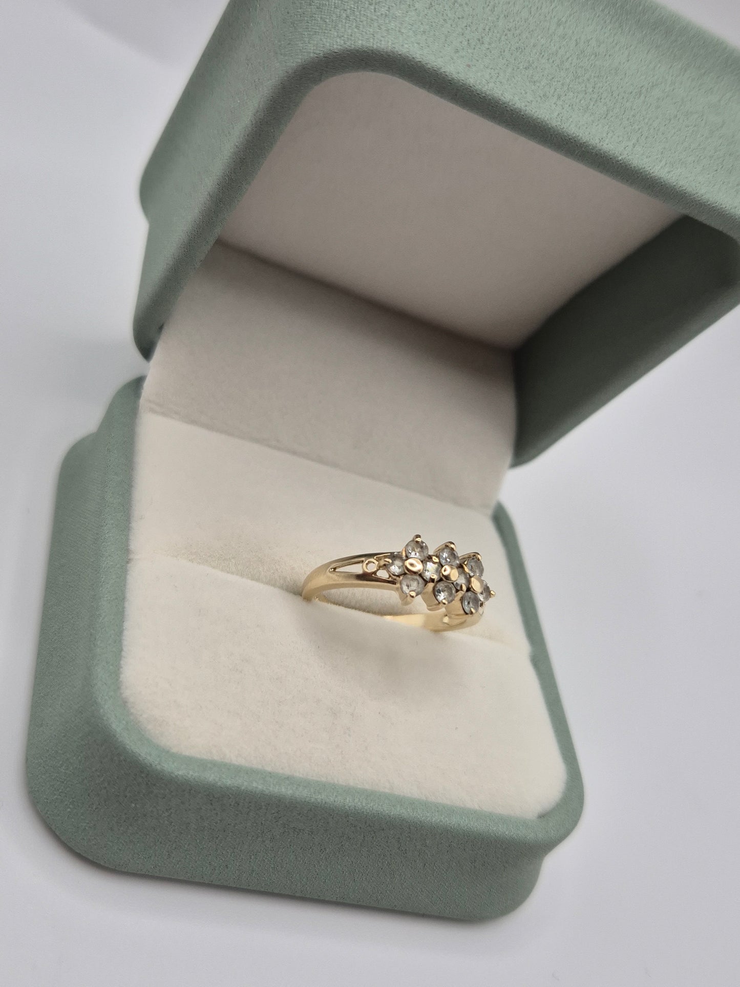 9ct gold topaz ring