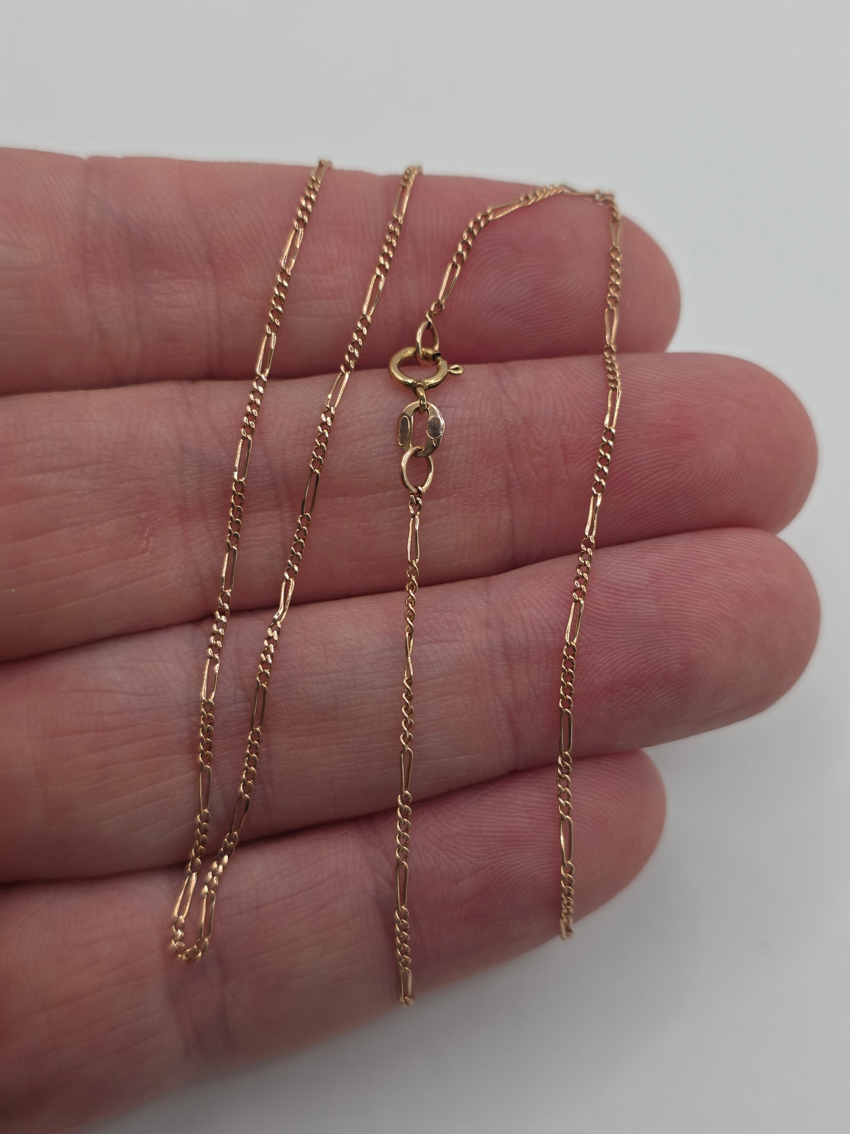 9ct rose gold chain (136)