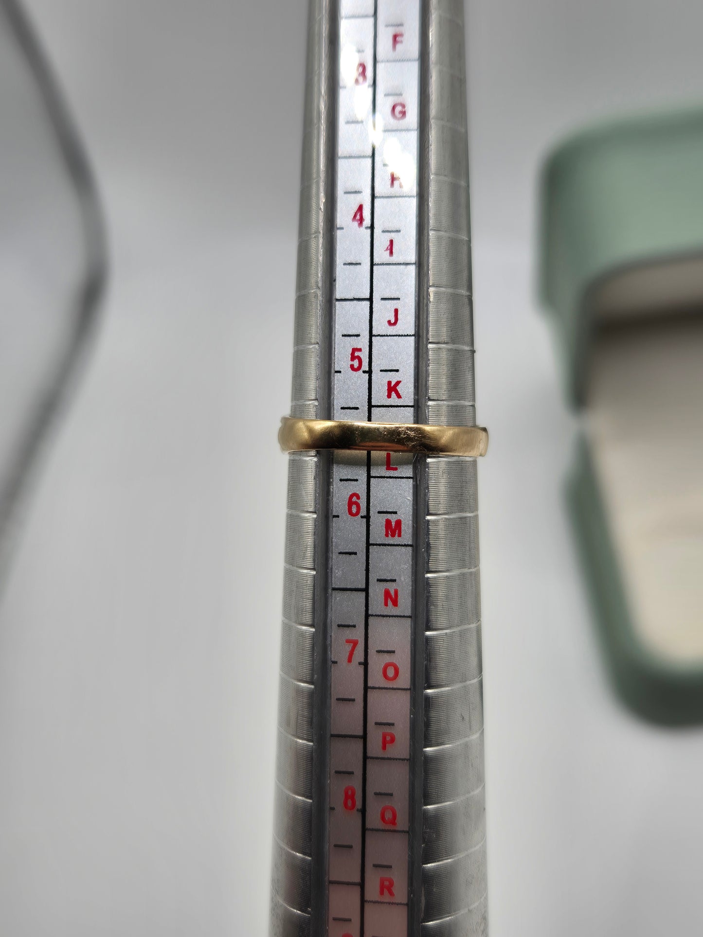 9ct two tone gold wishbone ring