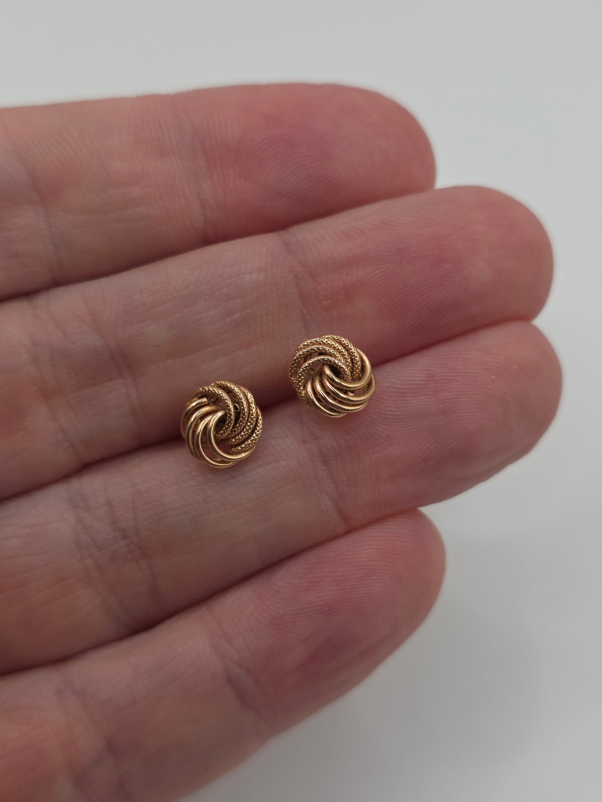 9ct rose gold earrings