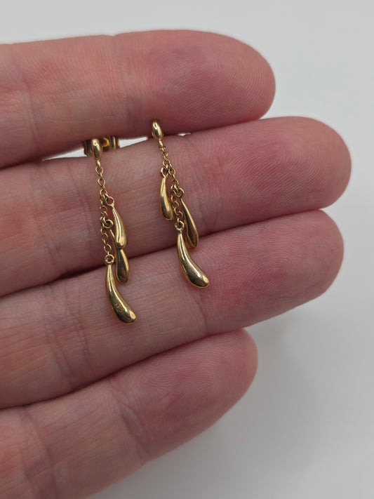9ct gold earrings