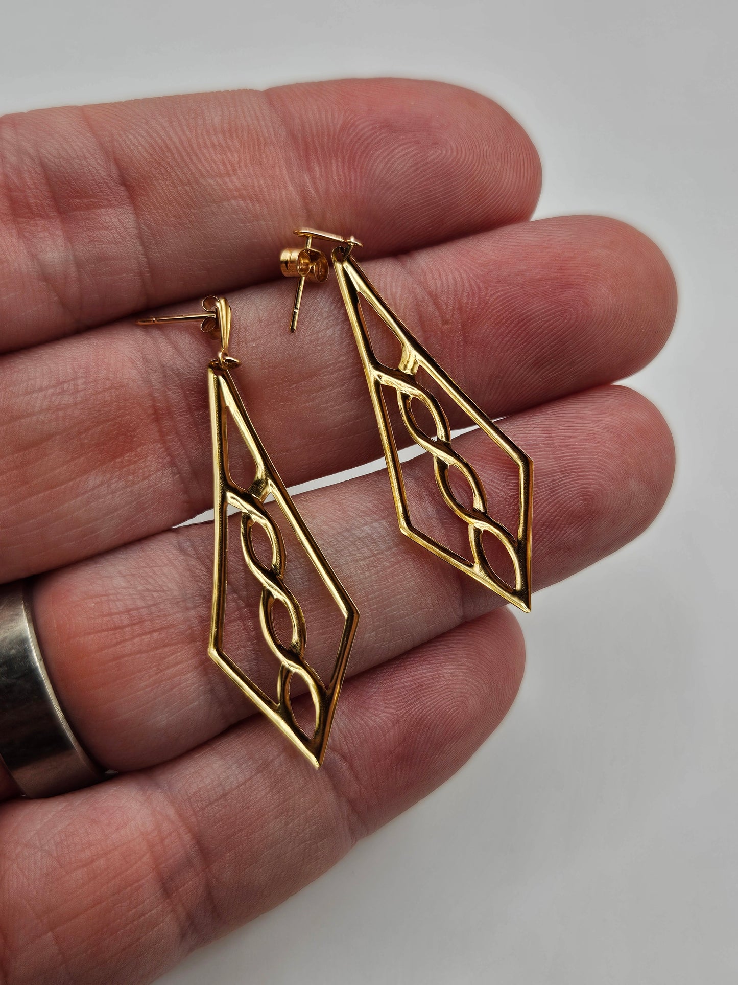 9ct gold earrings