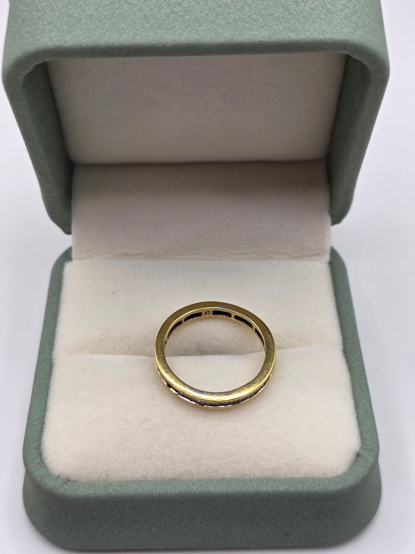18ct gold diamond eternity ring