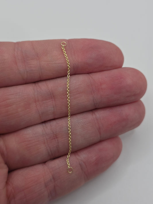 9ct gold safety chain