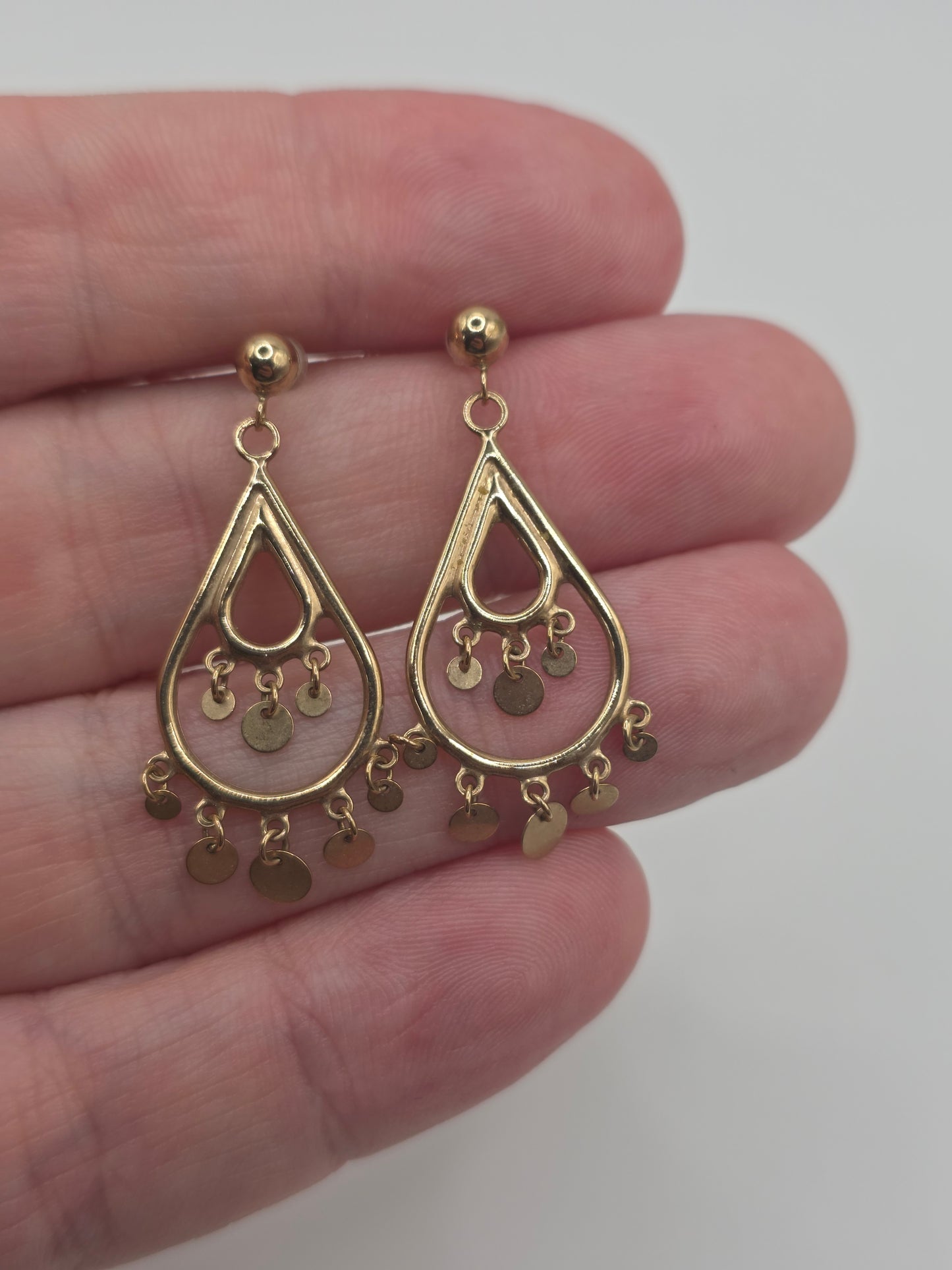 9ct gold earrings