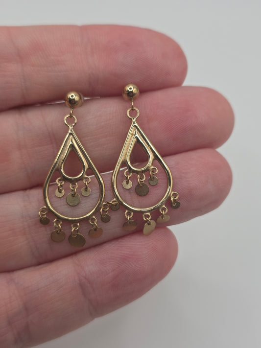 9ct gold earrings