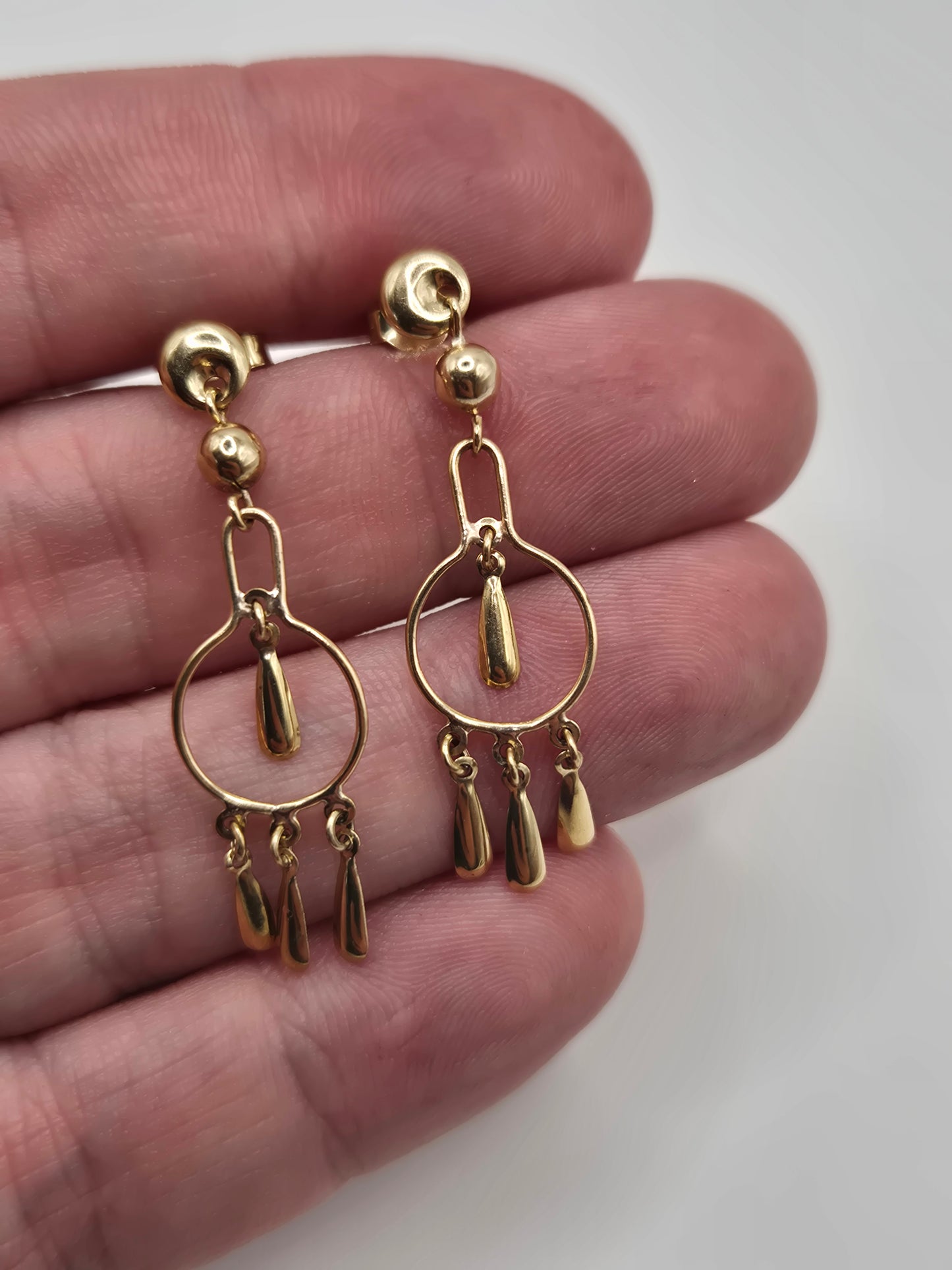 9ct gold earrings