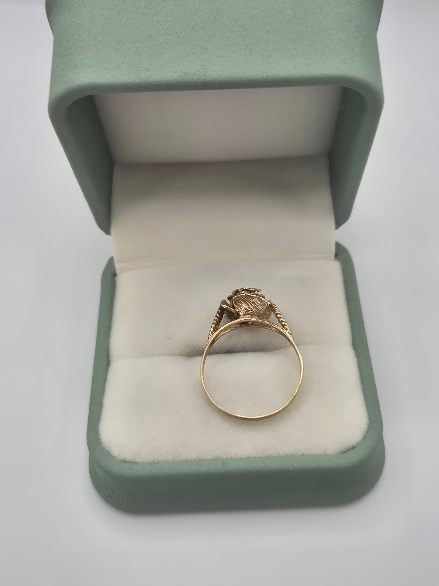 9ct gold rose ring