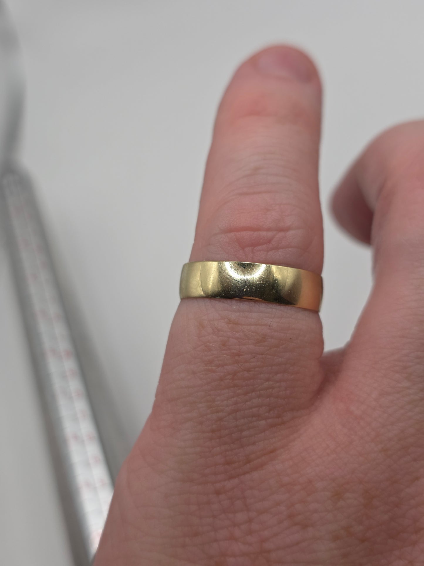 9ct gold wedding band ring