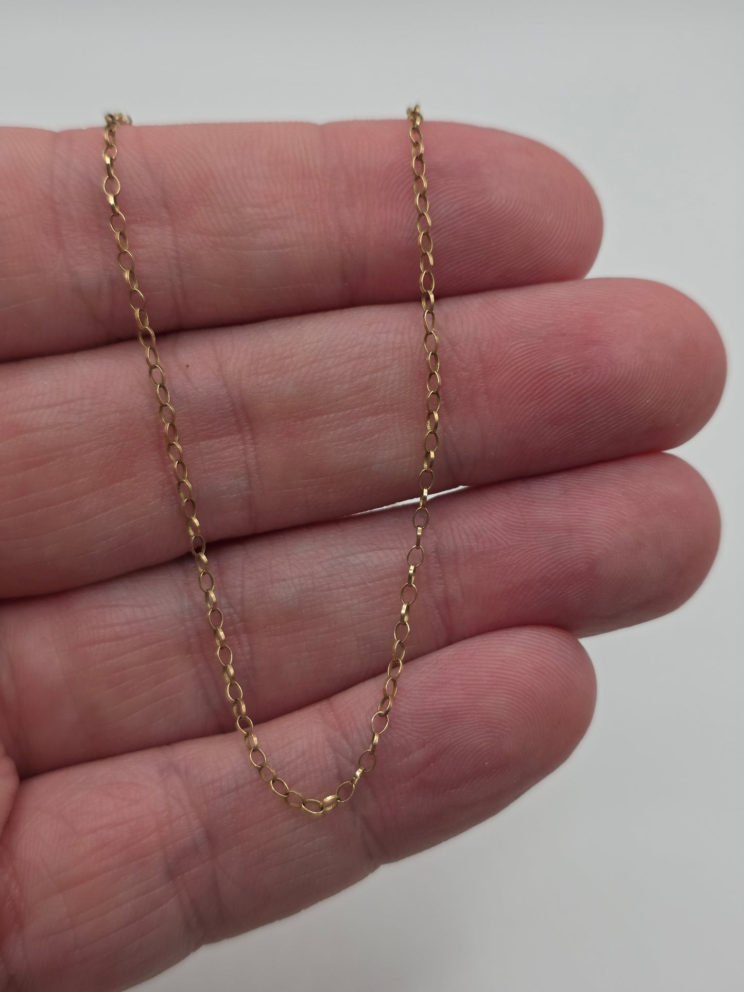 9ct gold belcher chain (29)